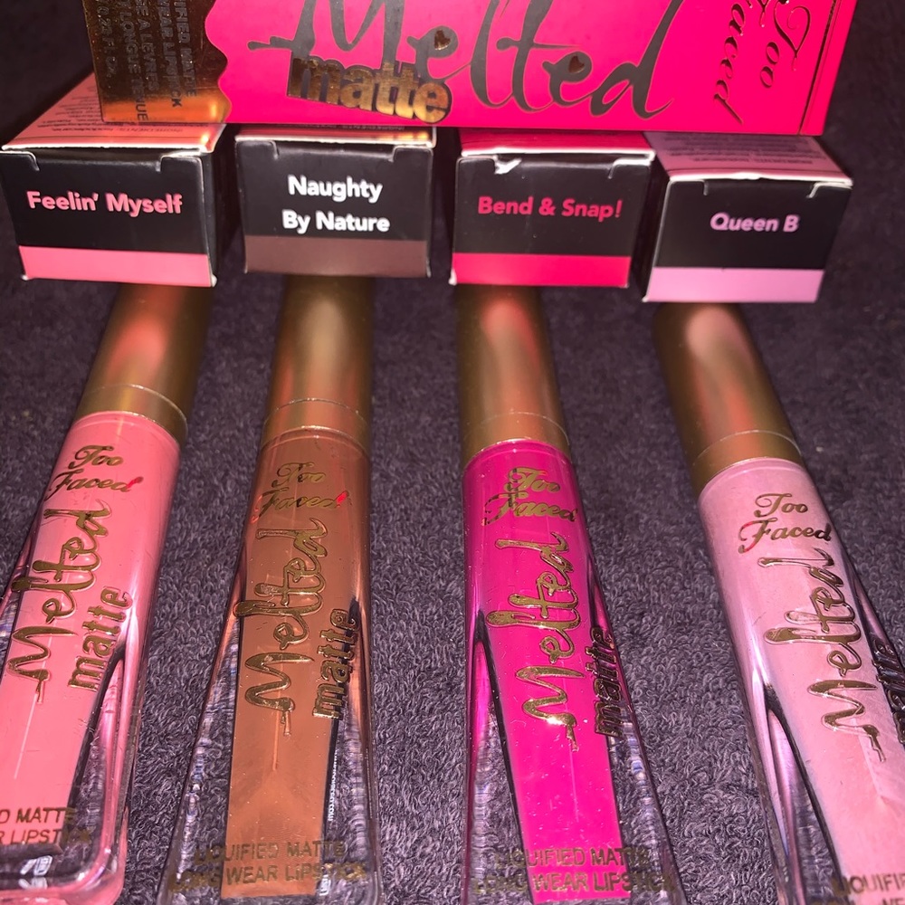 Set of 10 Too faced melted matte liquid lipstick